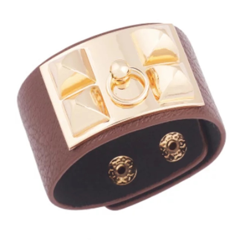SALE!!! UNIQUE WIDE CUFF LEATHER BRACELET